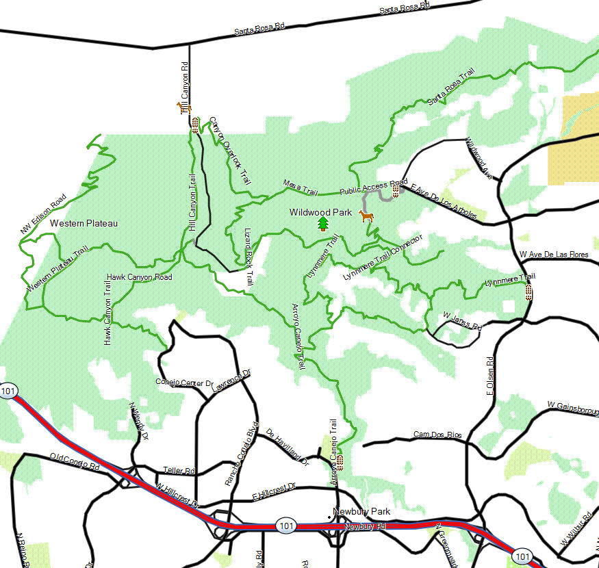 wildwood bike trail map