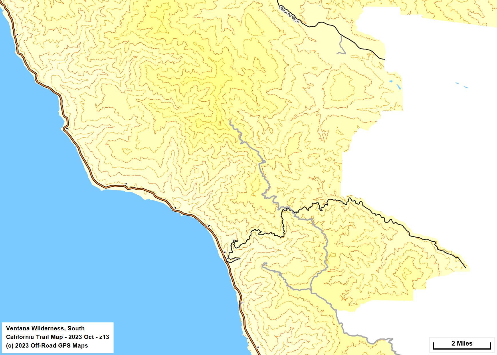 Ventana Wilderness Maps