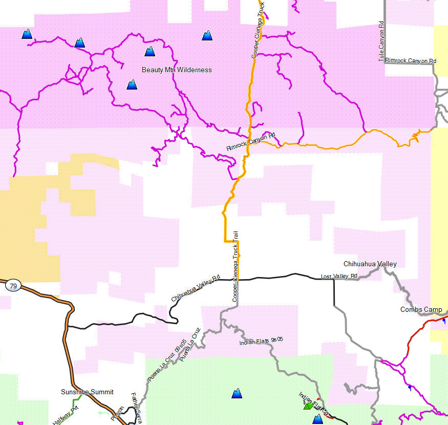 Chihuahua Valley - California Trail Map