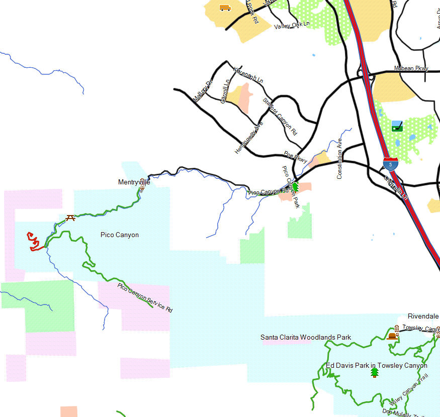 Pico Trail Map